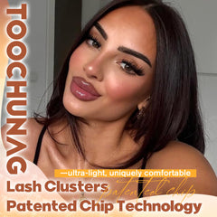 TOOCHUNAG mink-like fiber creates lightweight, comfortable lash extensions for daily wear.