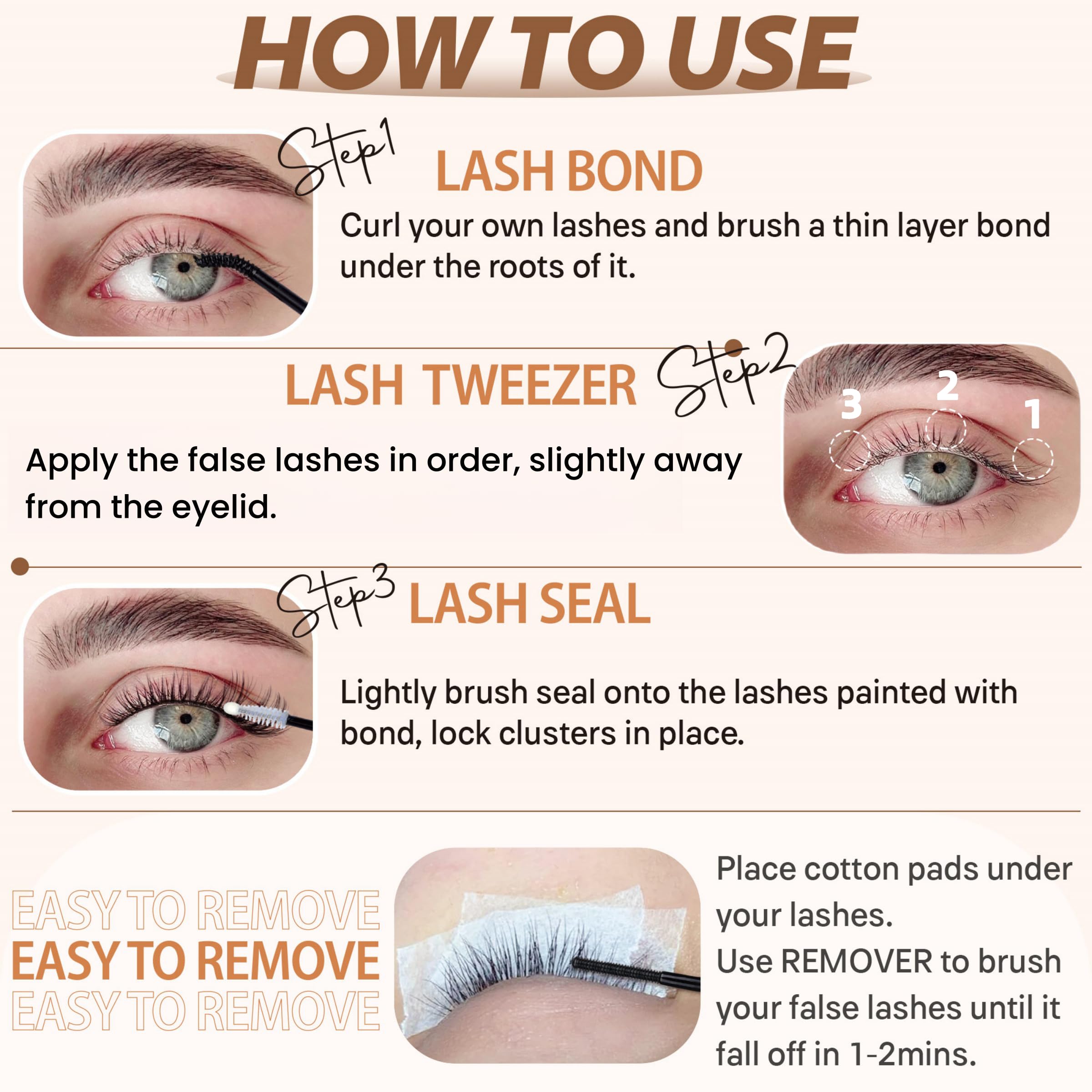 TOOCHUNAG lashes can be reused with proper care