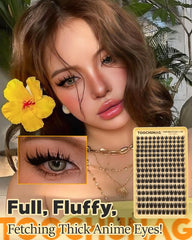 TOOCHUNAG soft fiber wet-tip lashes offer a glossy finish for everyday drama.