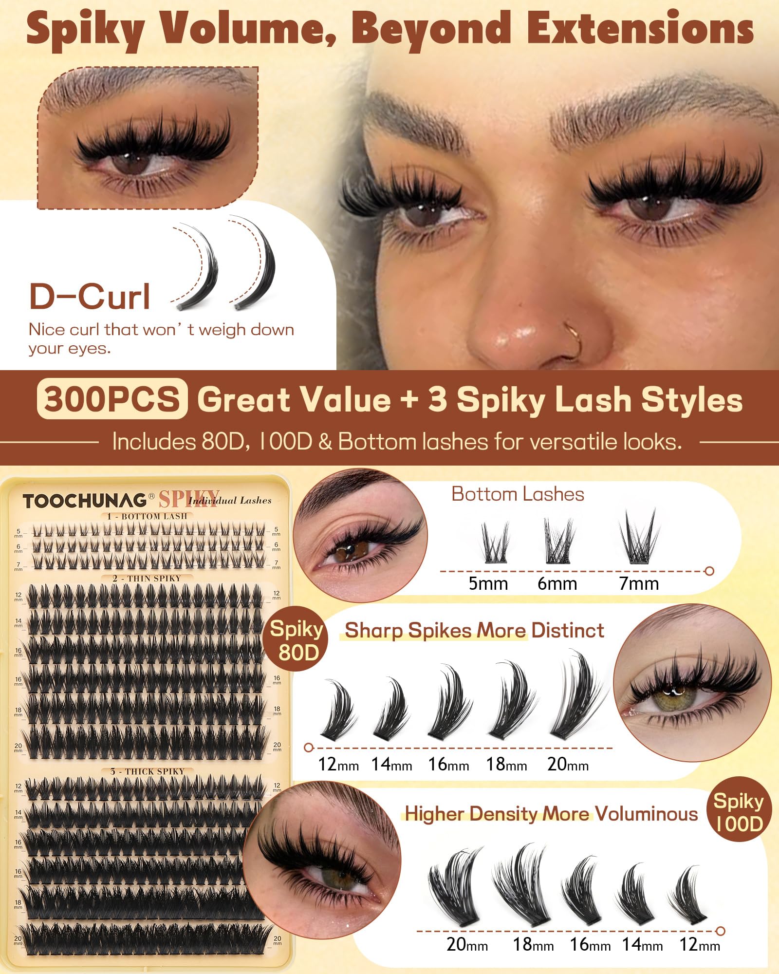 TOOCHUNAG waterproof lash bond and seal for all-day wear