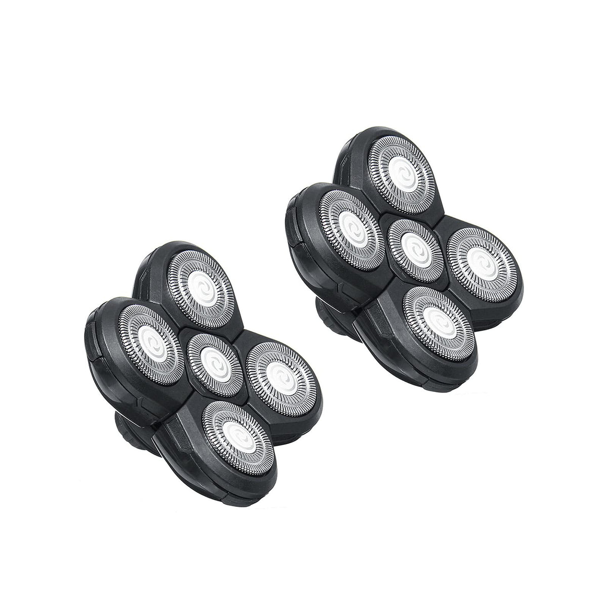 Tookie 5-head shaver heads deliver a smoother head and face shave.