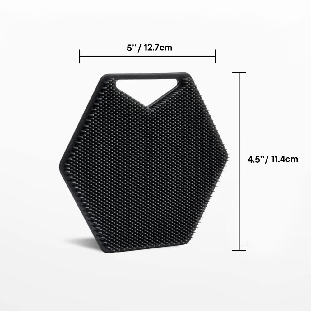 TOOLETRIES cepillo corporal de silicona, tamaño compacto ideal para viaje