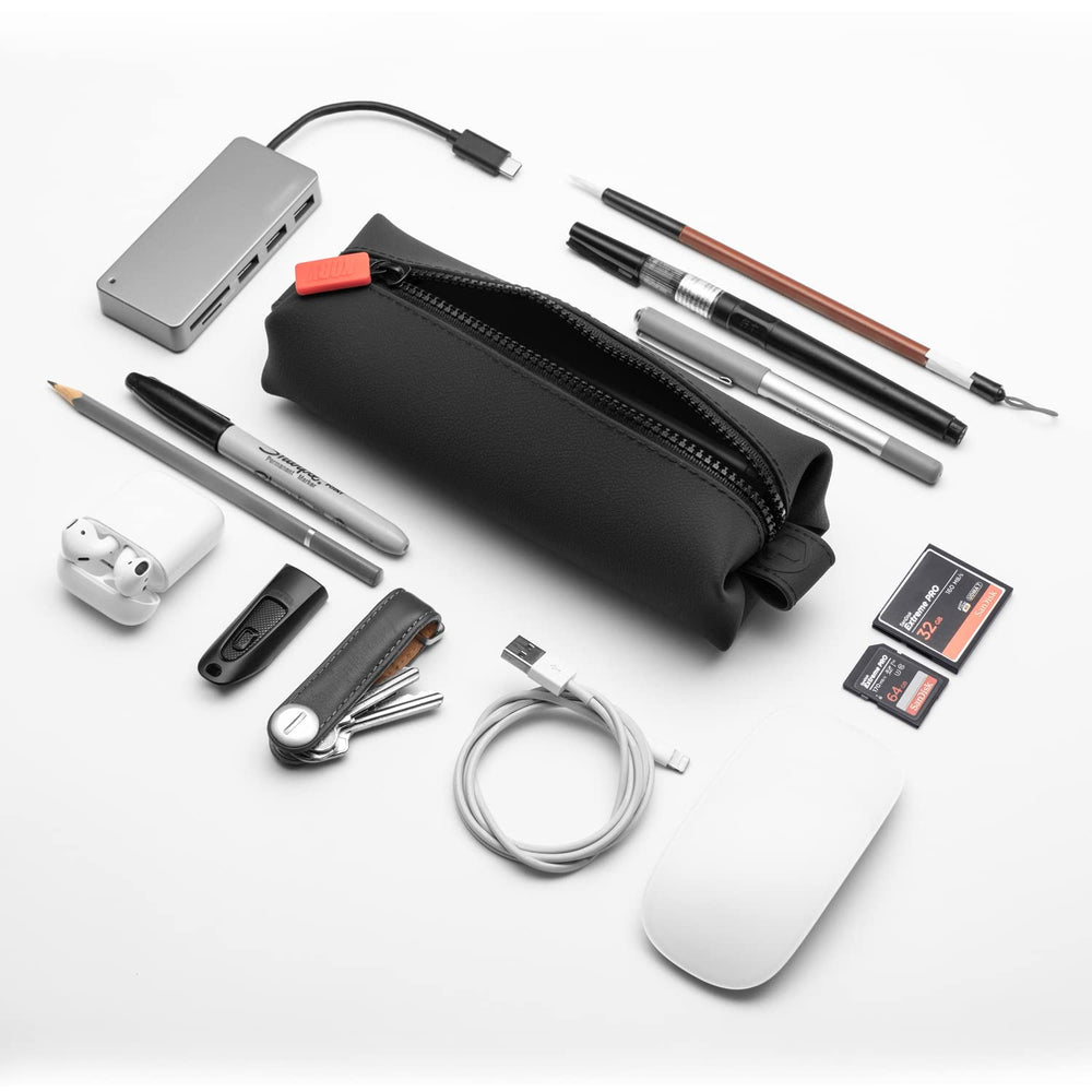 TOOLETRIES Koby Mini heavy-duty zipper keeps gear secure on the go.