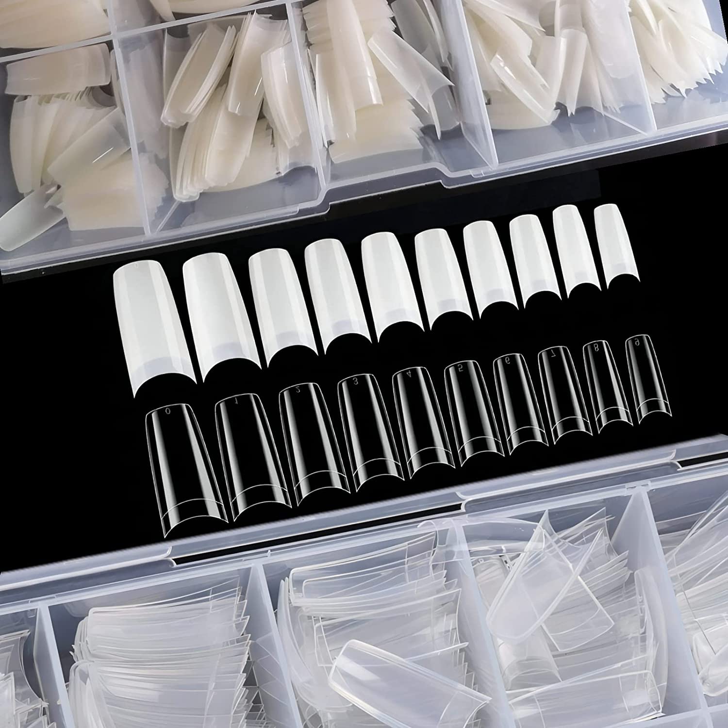 ToouYoun half-cover design provides sturdy, long-lasting nail extensions
