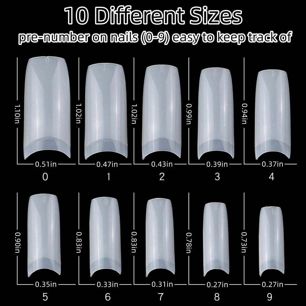 ToouYoun tips are trim-and-file friendly for custom length
