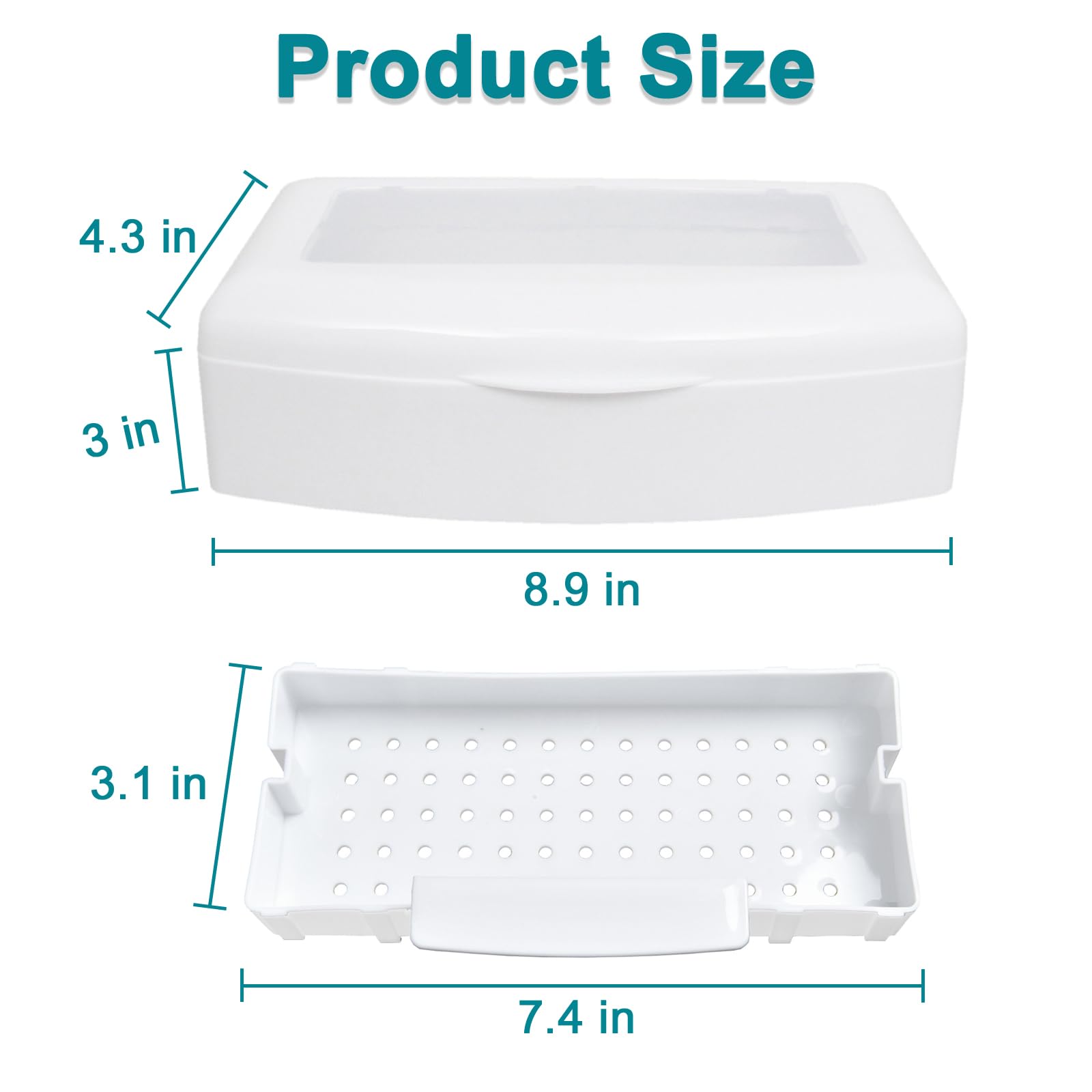 TOPCOMWW Sterilizer Box Lift Basket shows drainage as the lid opens.