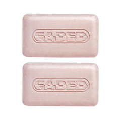 Topicals Faded cleansing bar 2-pack front view, compact and travel-friendly for daily cleansing.