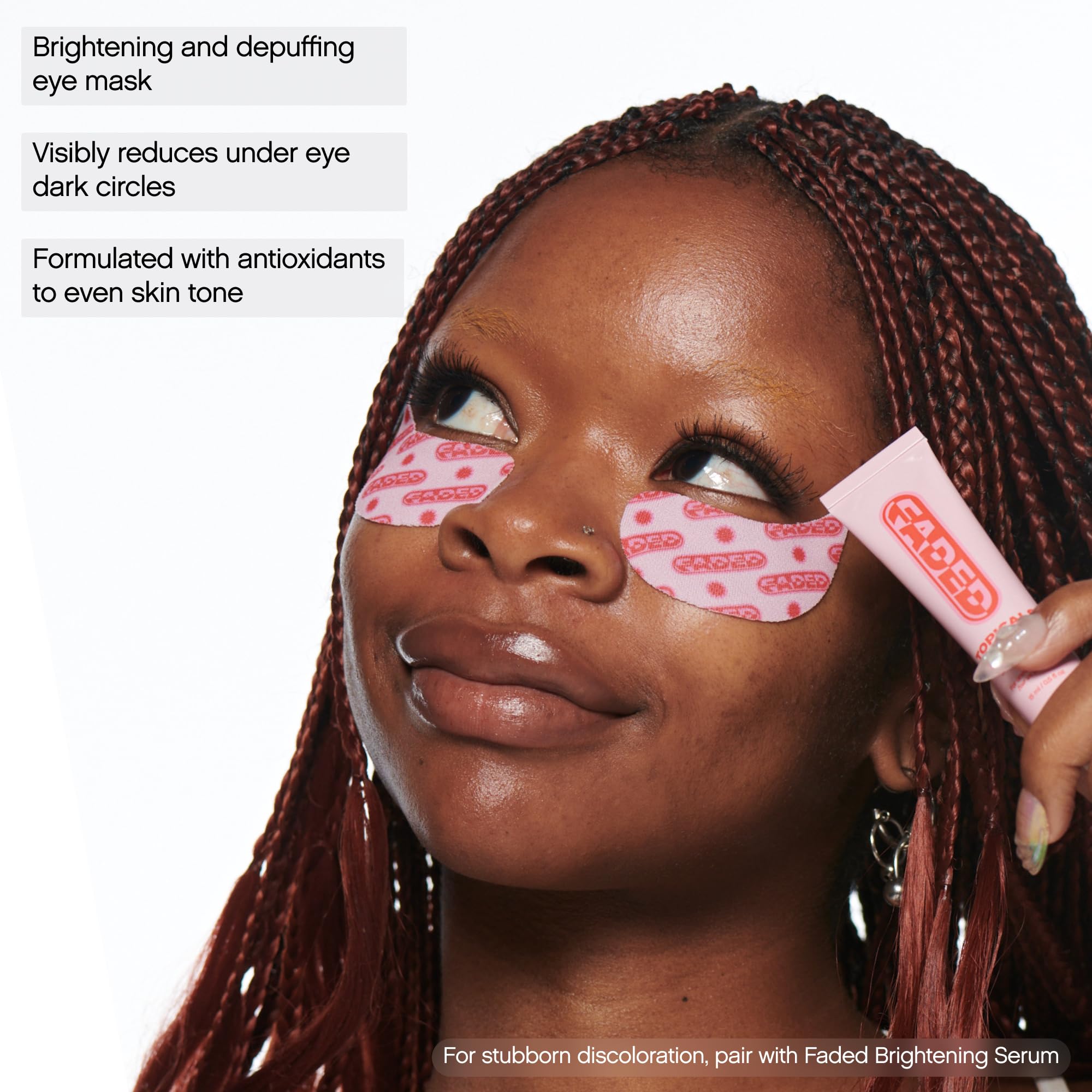 Topicals Faded under eye mask targets dark circles with brightening effect