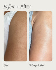 Topicals Slather application scene suggesting gentle, even exfoliation