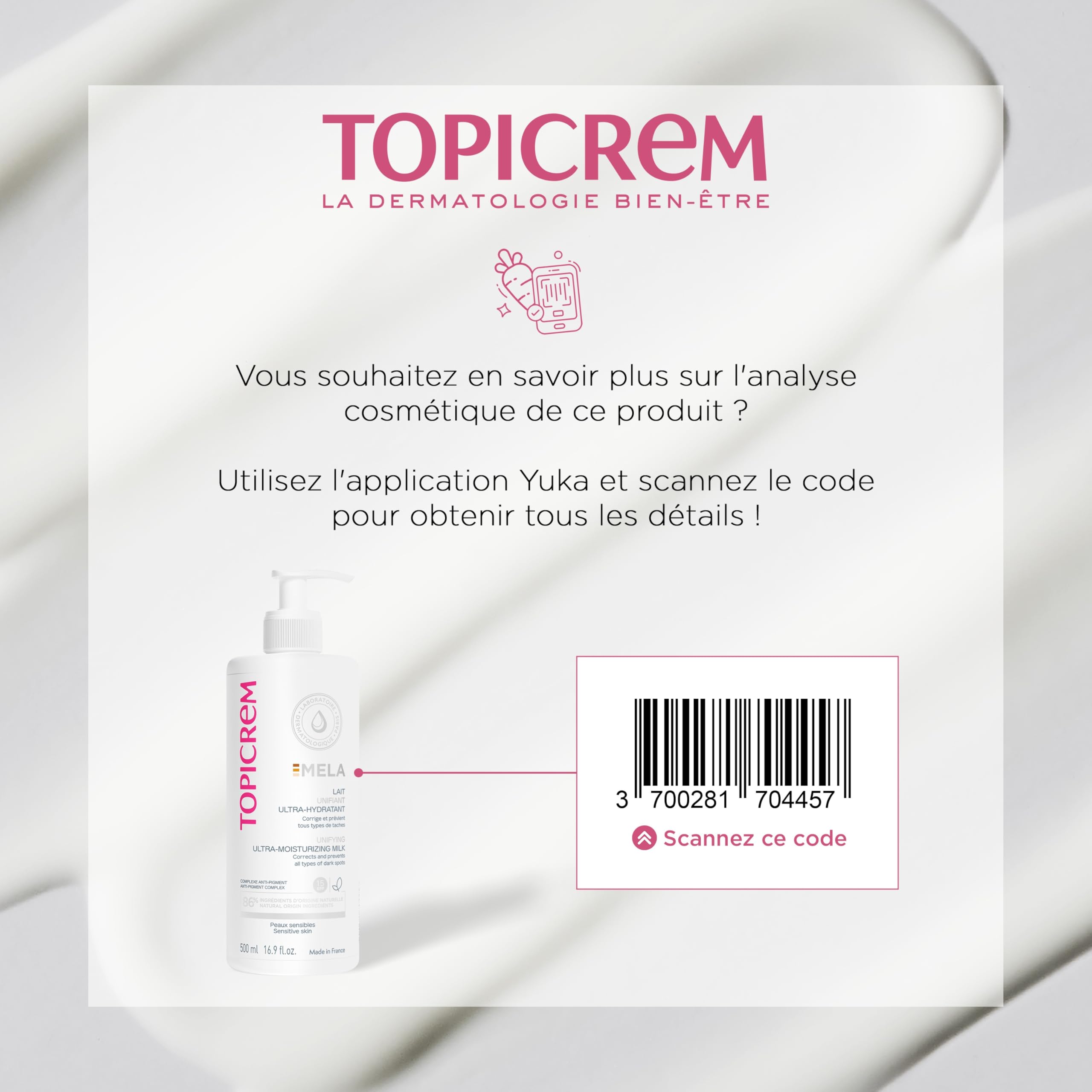 Topicrem GIGATEMP Mela suitable for sensitive skin in daily use