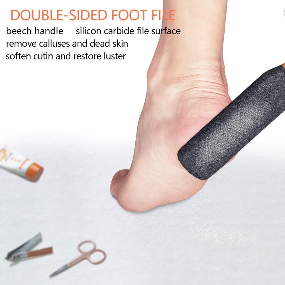 TopMeet foot file anti-slip grip for secure pedicure sessions.