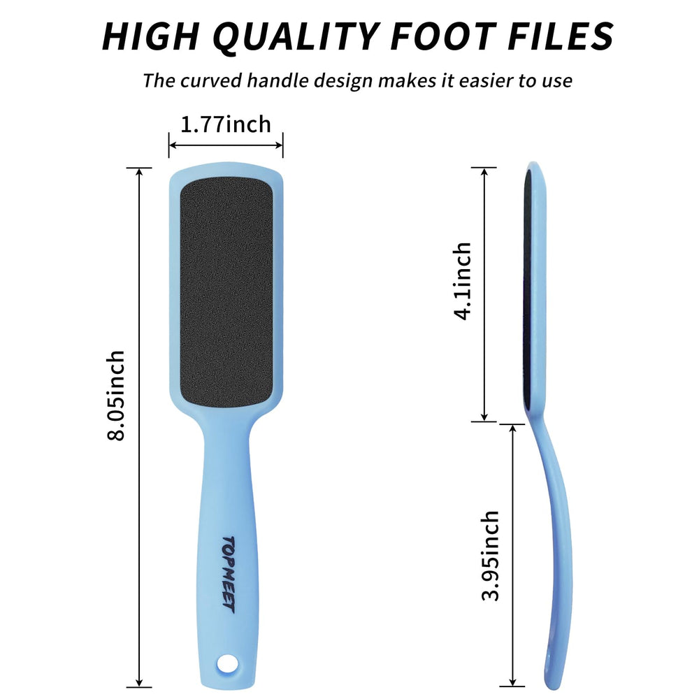 Topmeet Foot File dual-sides close-up with coarse and fine surfaces