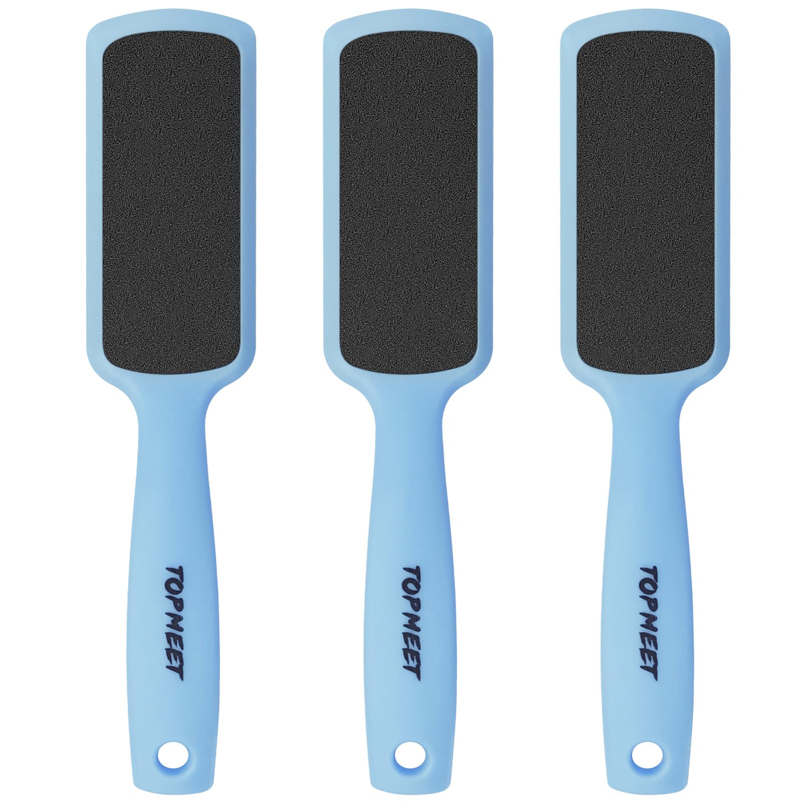 Topmeet Foot File front view showing dual-sided design for versatile pedicure care