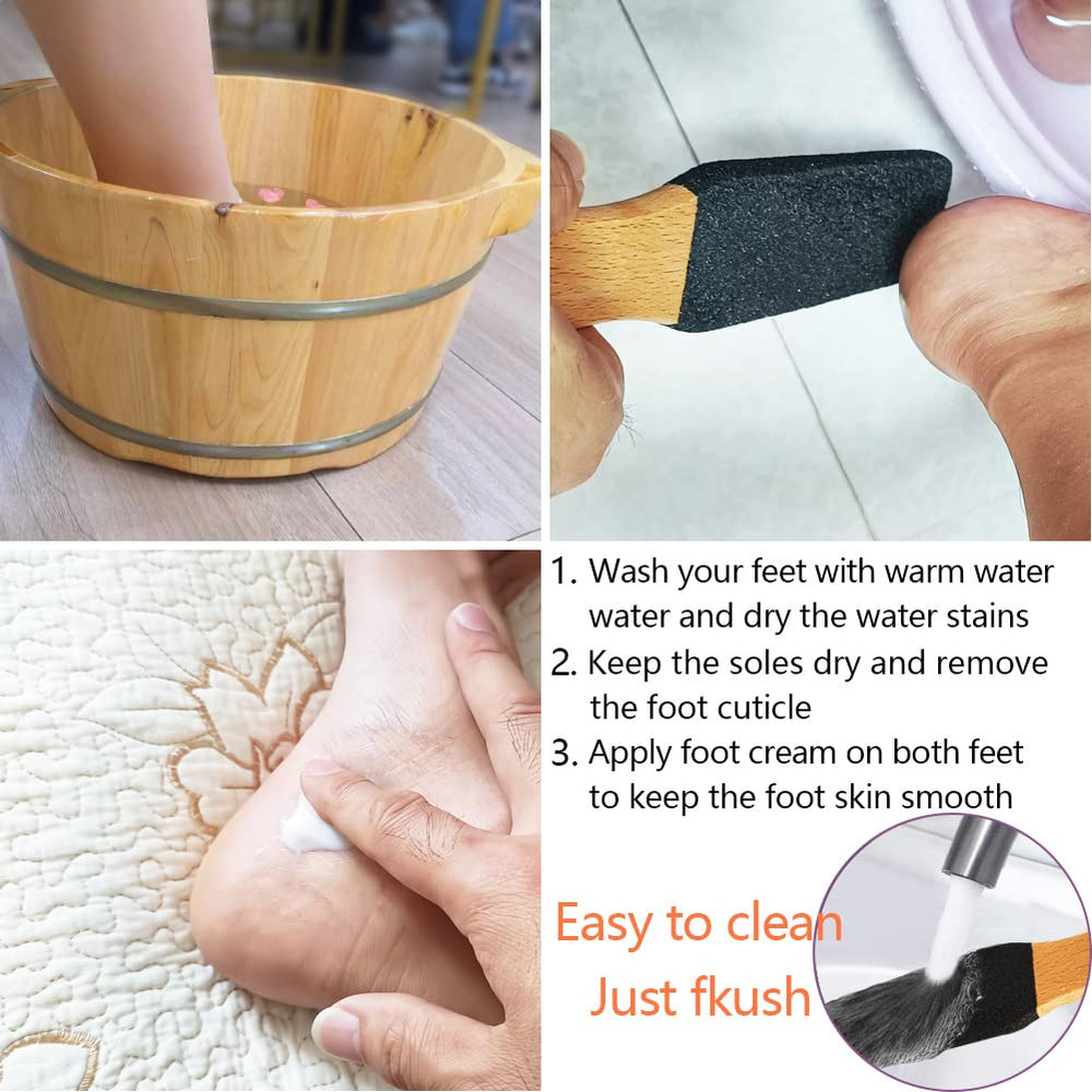 TopMeet foot file leaves feet smooth and soft after use.