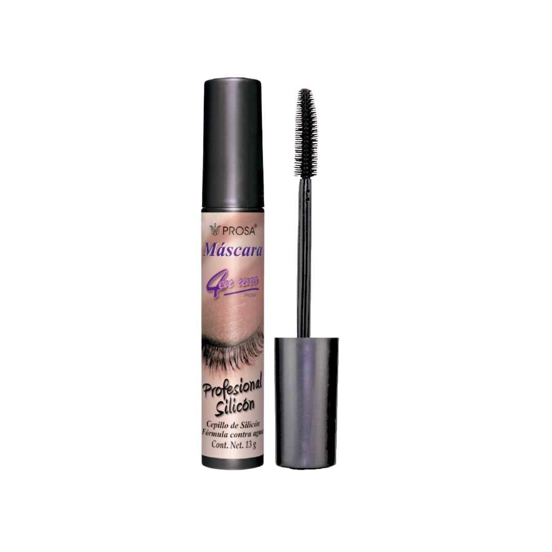 Topnice Prosa 4-in-1 silicone mascara brush delivers precise length and separation.