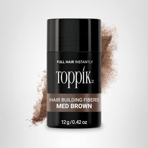 TOPPIK brand hair fiber packaging and bottle for daily use