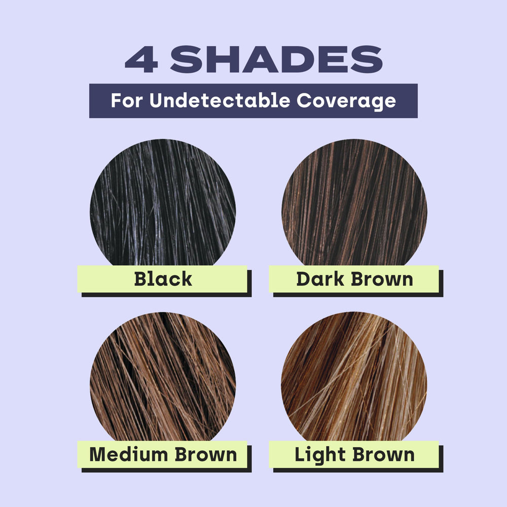 TOPPIK scalp show-through concealment in medium brown for fuller appearance
