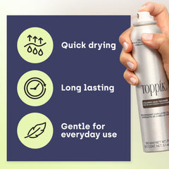 TOPPIK thinning areas coverage in medium brown for scalp-blend look