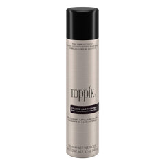 Toppik Colored Hair Thickener spray dark brown bottle covers thinning areas with natural color
