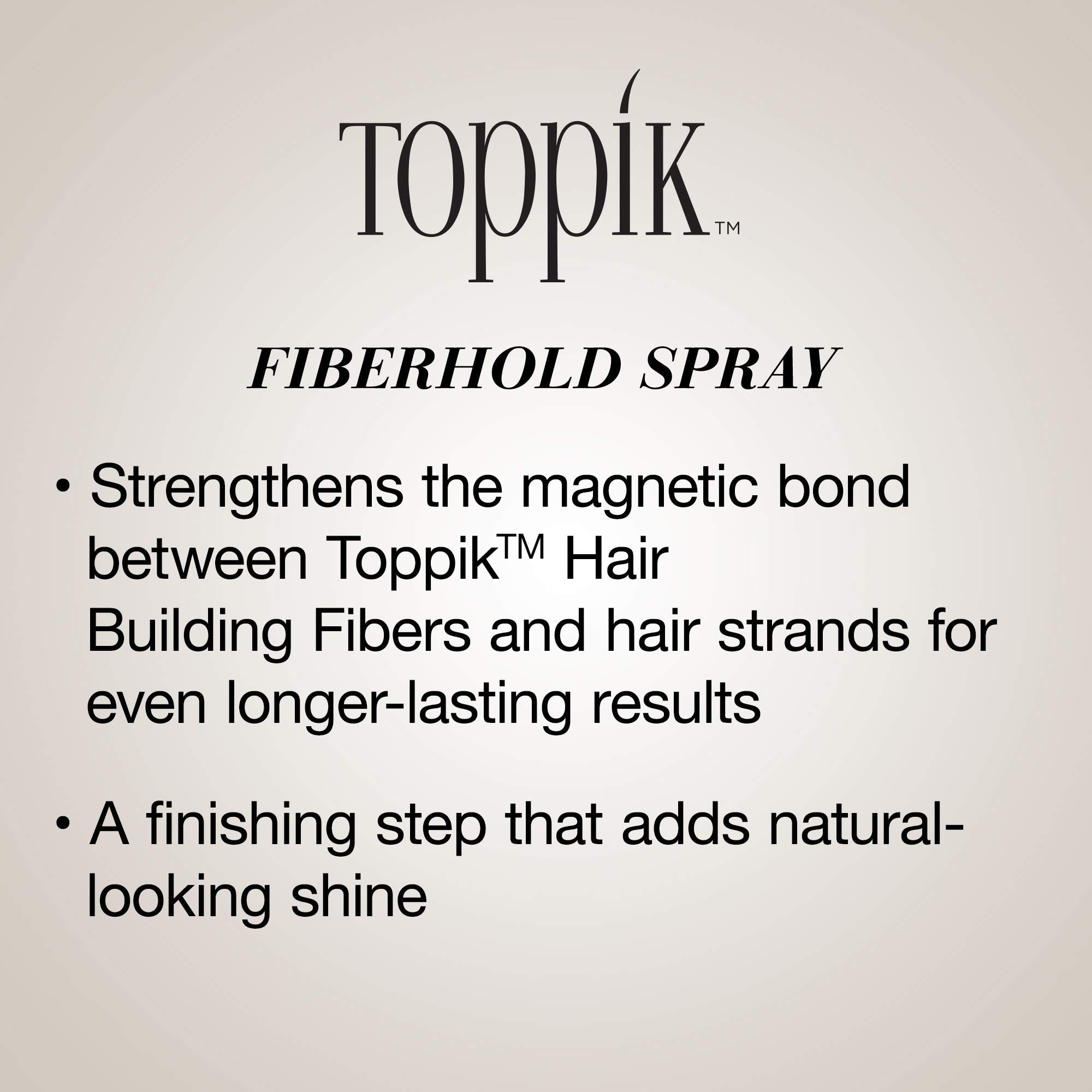Toppik FiberHold Spray brillo-natural que realza el cabello