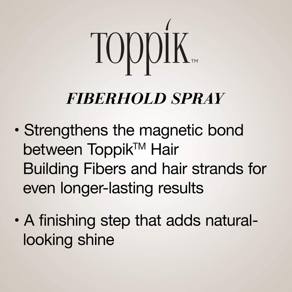Toppik FiberHold Spray brillo-natural que realza el cabello
