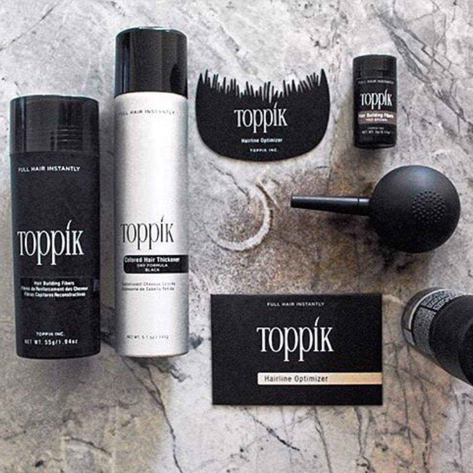 Toppik FiberHold Spray remate-final para acabado de fibras impecable