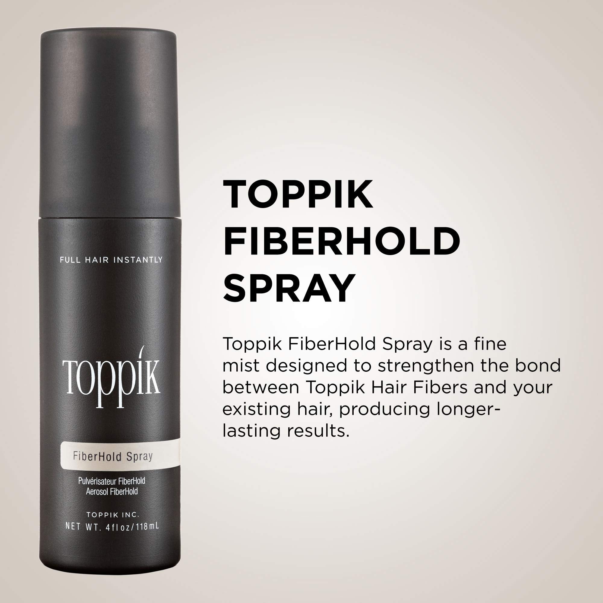 Toppik FiberHold Spray vinculo-fibras-cabello mejora la adhesión de fibras capilares