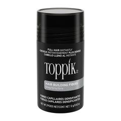 TOPPIK hair building fibers gray 12g jar blends with natural hair for fullness