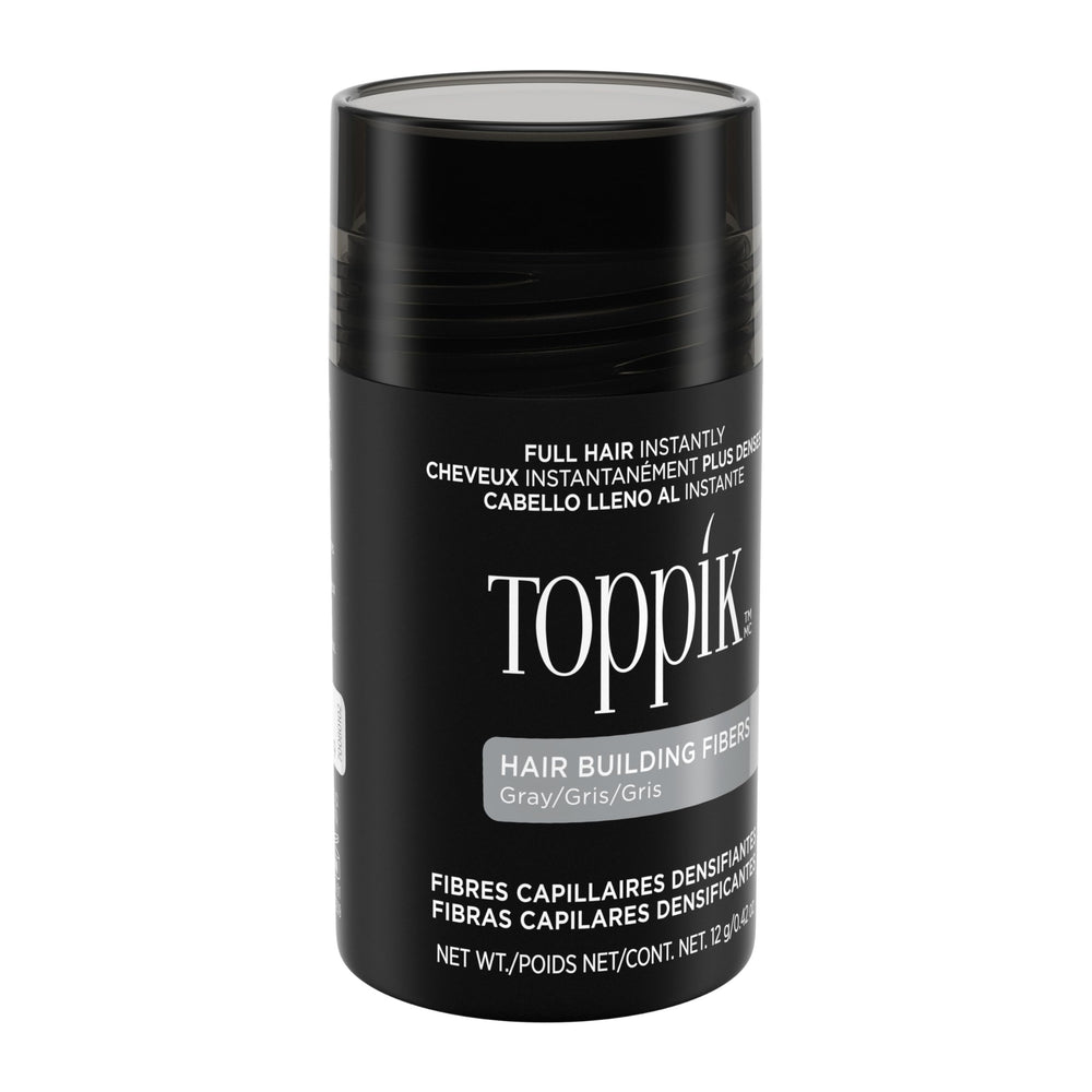 TOPPIK natural finish blends with existing hair