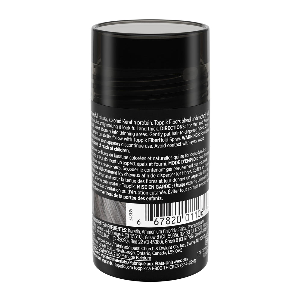TOPPIK packaging gray 12g compact for storage and travel