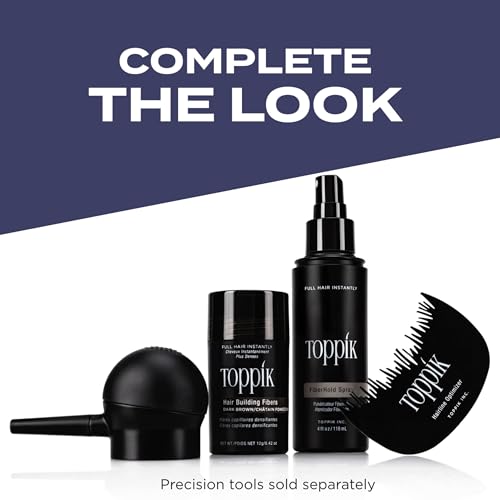 Toppik packaging shows 27.5g supply for ongoing use