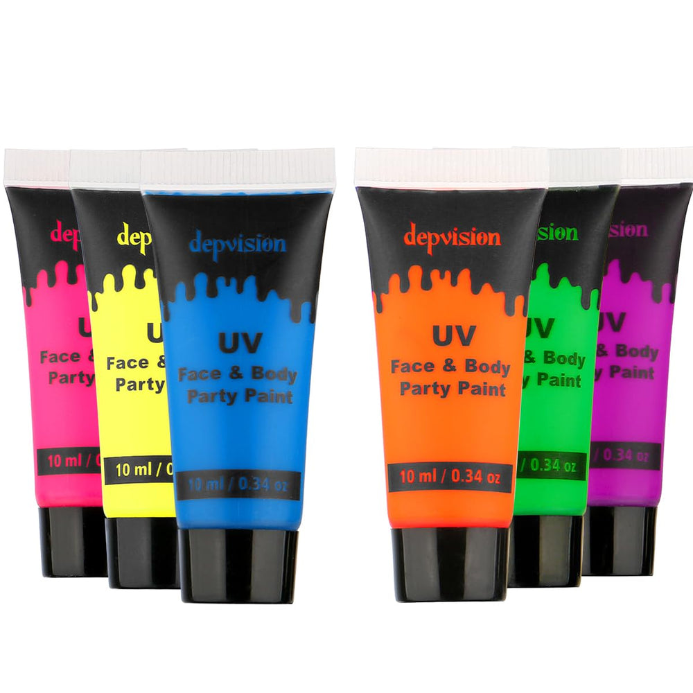 Depvision Glow es lavable con toallitas o agua, ideal para sesiones creativas.