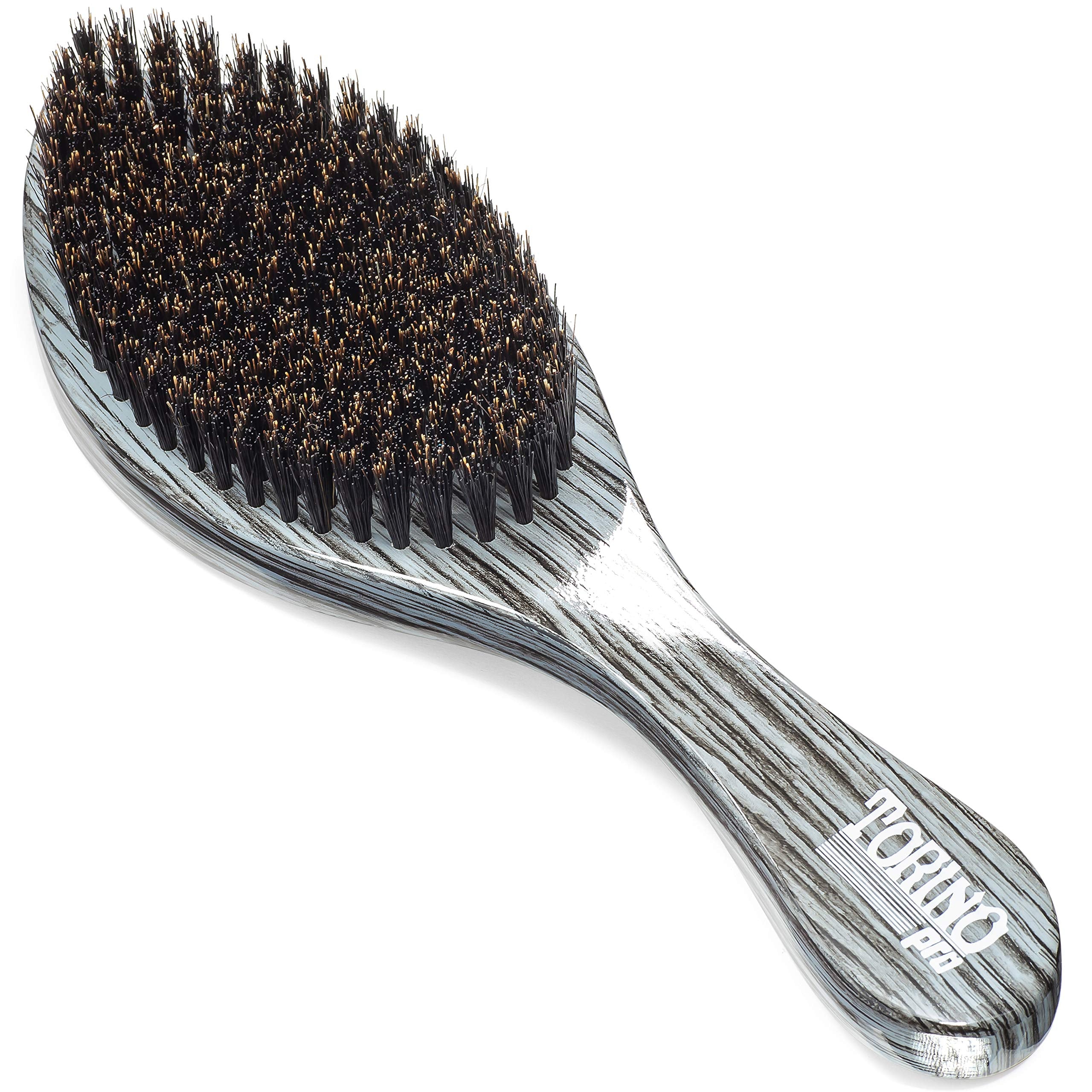Torino Pro 520 medium curve brush enhances grip for faster wave development.