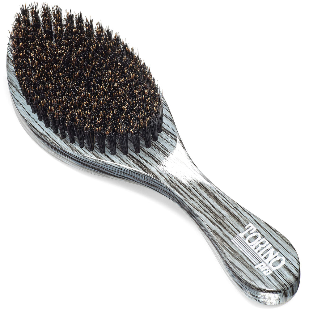 Torino Pro 520 medium curve brush enhances grip for faster wave development.