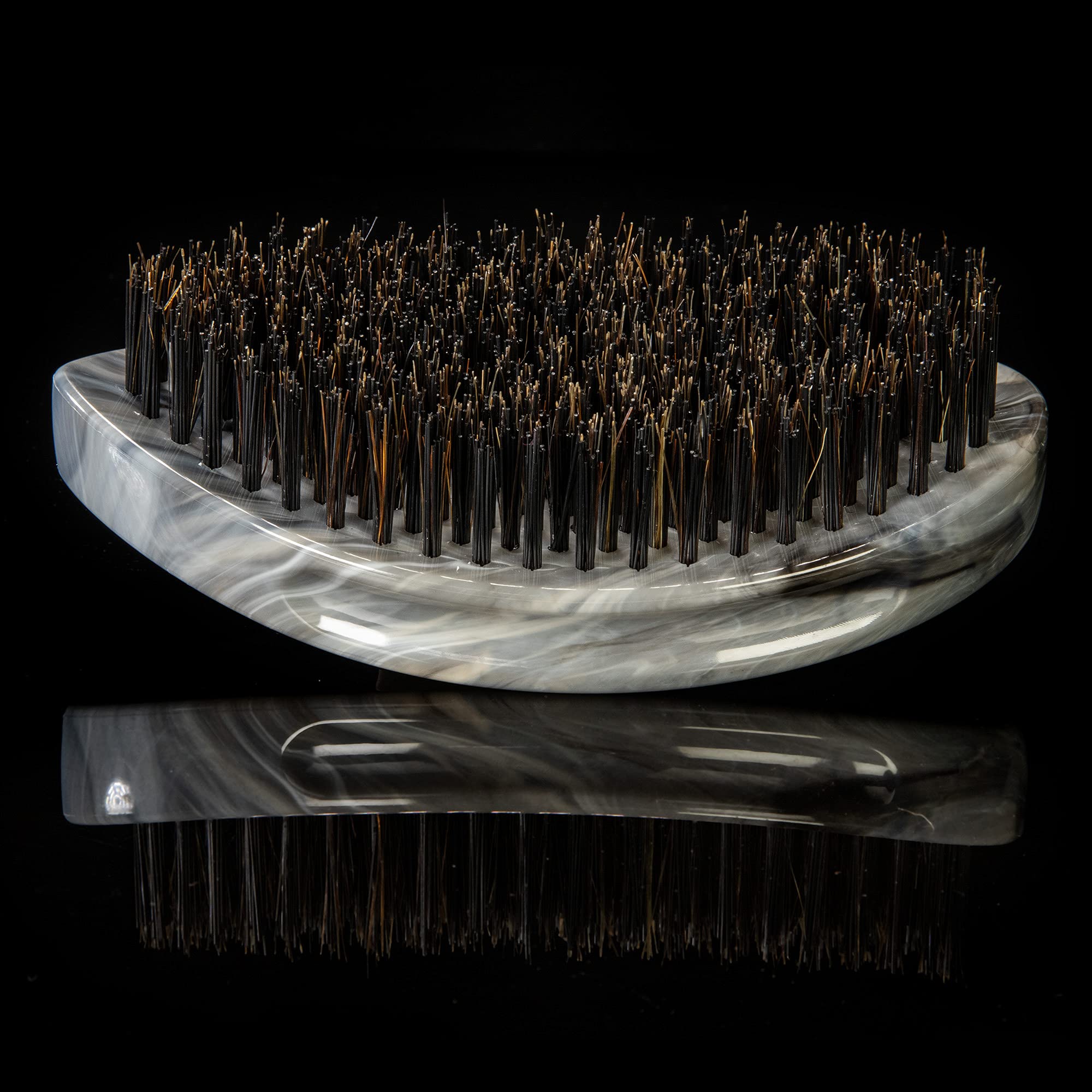 Torino Pro Curve Wave Brush 204 glossy finish closeup highlights premium craftsmanship.