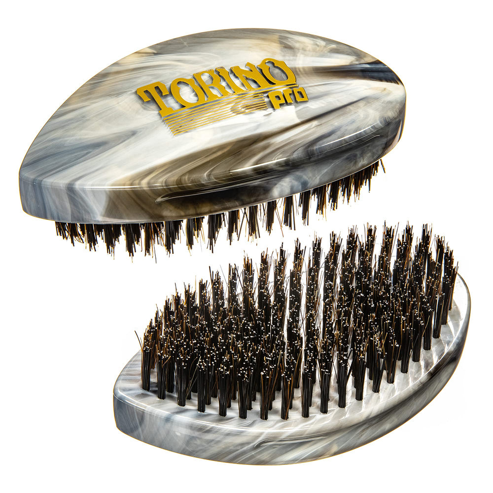 Torino Pro Curve Wave Brush 204 side handle detail improves control while wolfing.