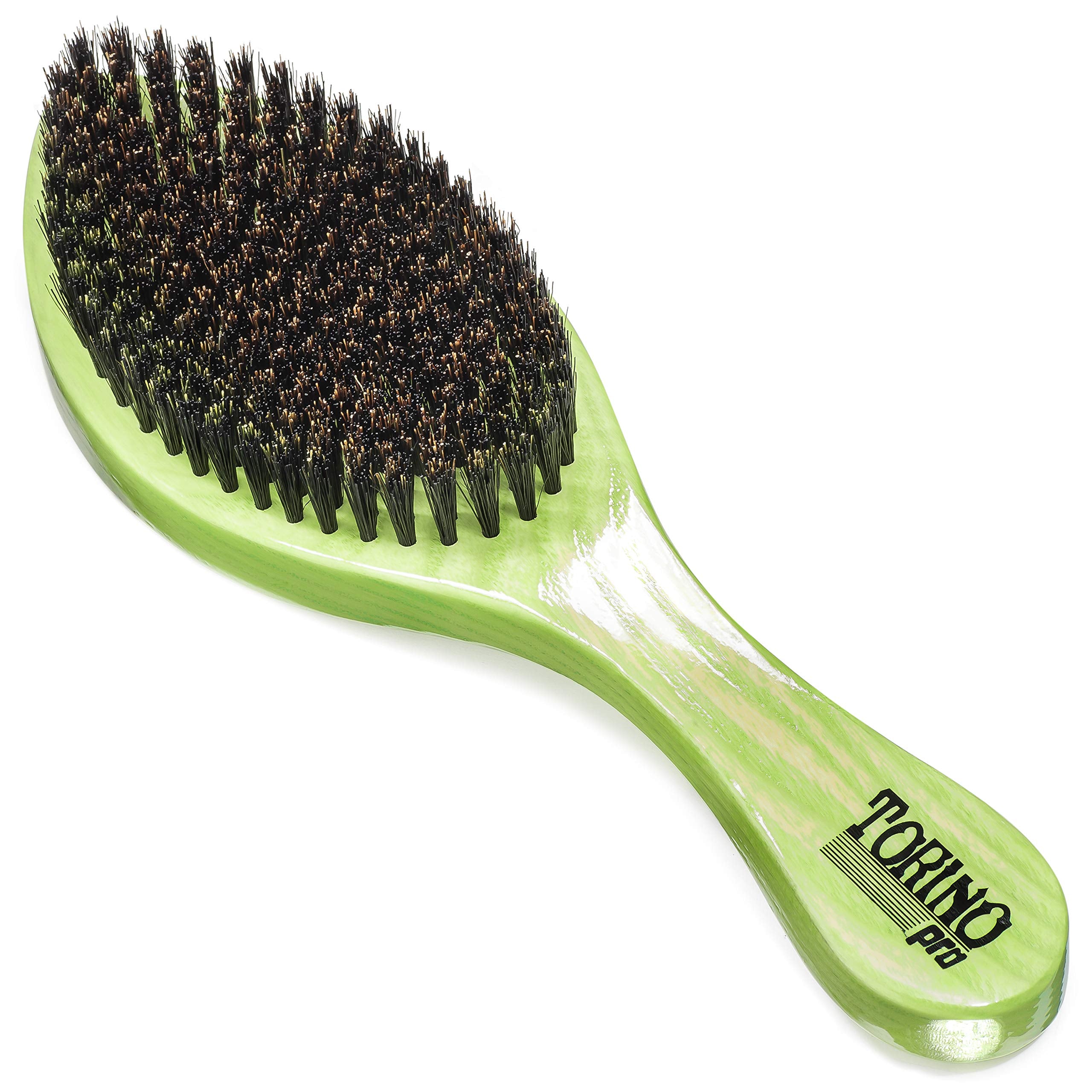 Torino Pro firm medium-bristles enhance grip on coarse hair