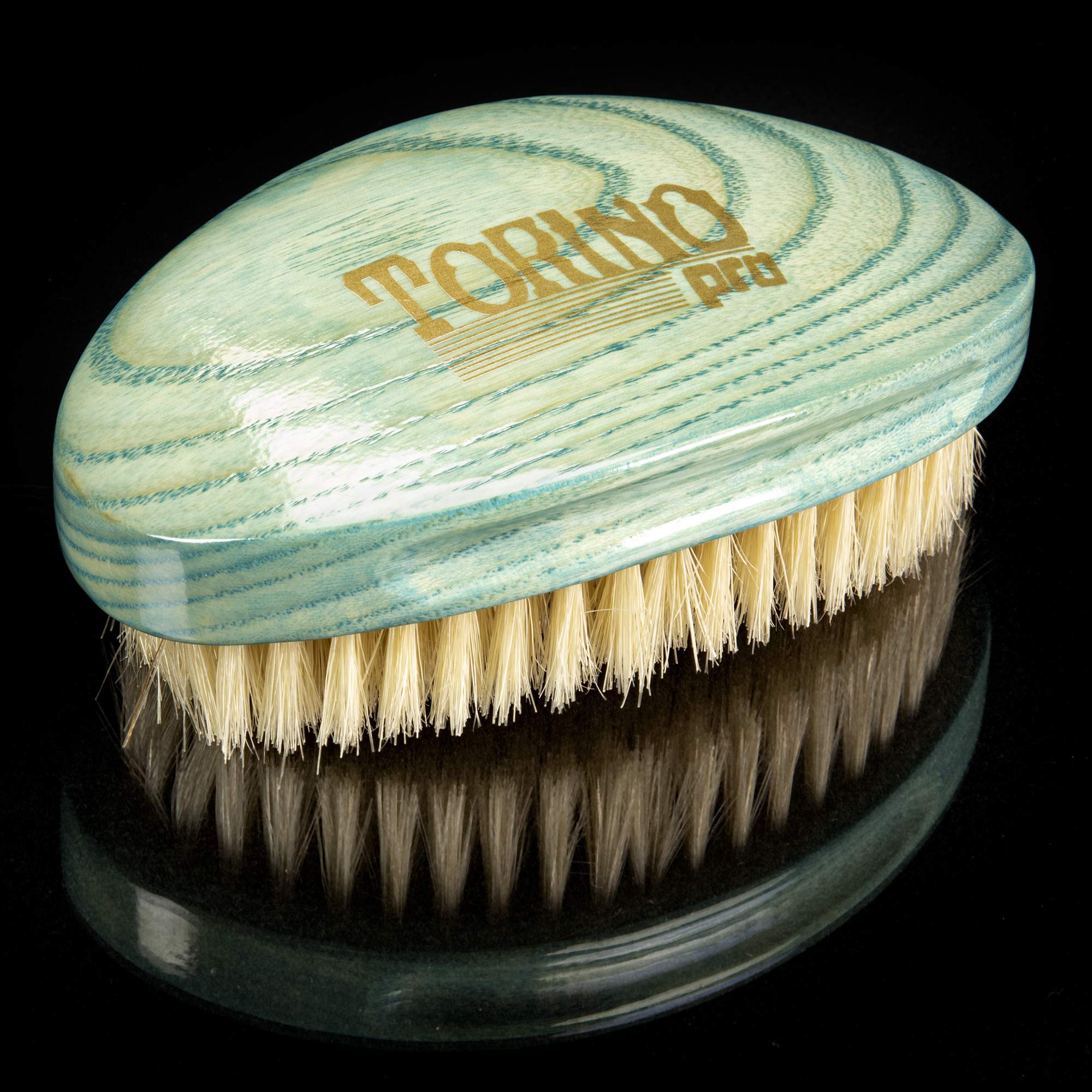 Torino Pro Soft Palm Wave Brush 1970 blue finish for smooth wave laying