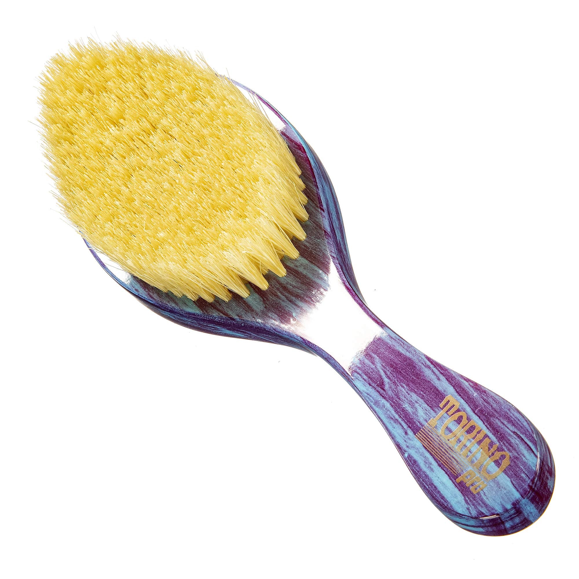 Torino Pro 60 Wave Brush with medium-soft curve for pulling and laying hair