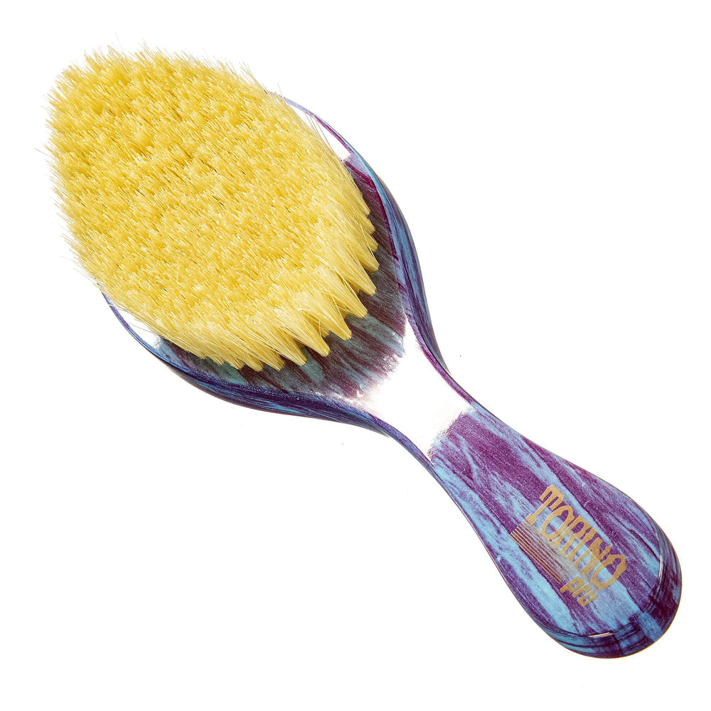 Torino Pro 60 Wave Brush with medium-soft curve for pulling and laying hair
