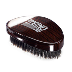 Torino Pro Wave Palm Brush 730 bristle detail highlighting 100% boar quality