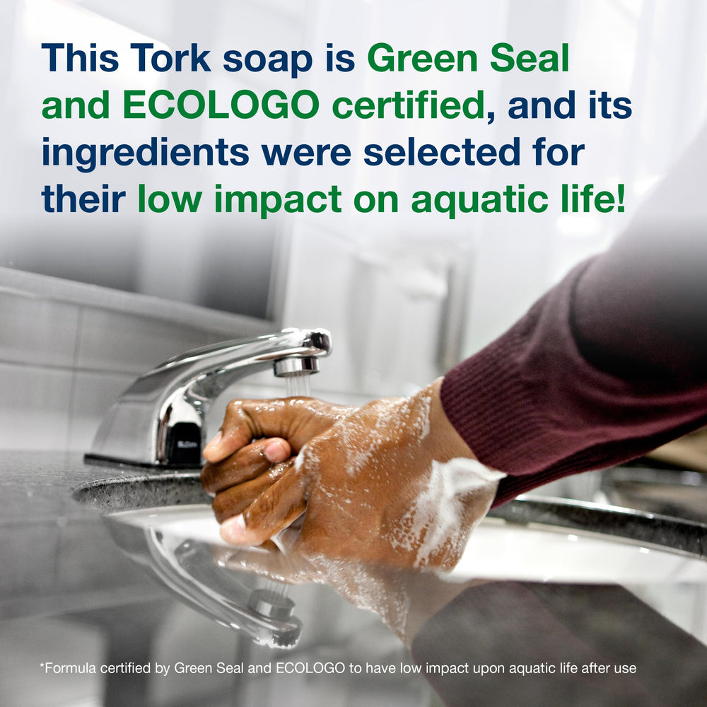 Tork Extra Mild formula is dermatologically tested for skin compatibility.