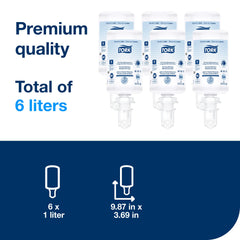 Tork S4 pump demonstrating hygienic dispensing for quick use.