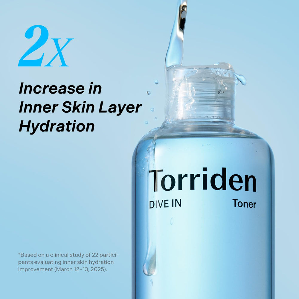 Torriden Dive in Toner: base suave para maquillaje y un brillo sutil.