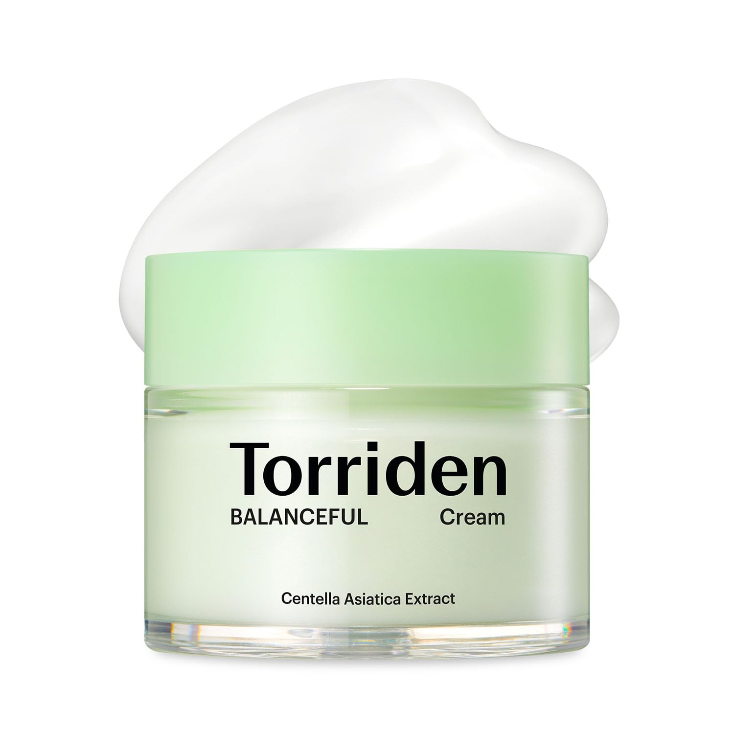 Torriden BALANCEFUL Cream packaging highlights a clean, vegan formula for oily, sensitive skin.