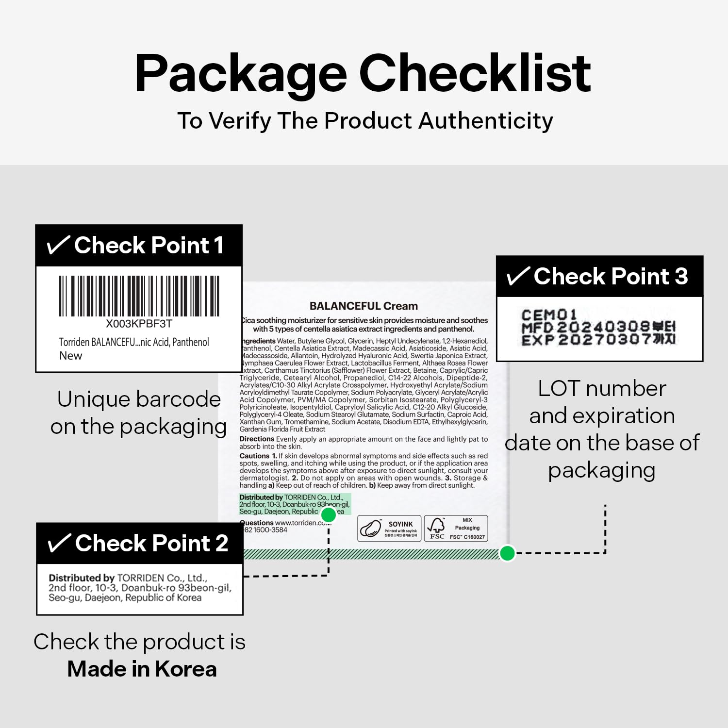 Sensitive-skin testing label indicates gentle formulation well-tolerated.