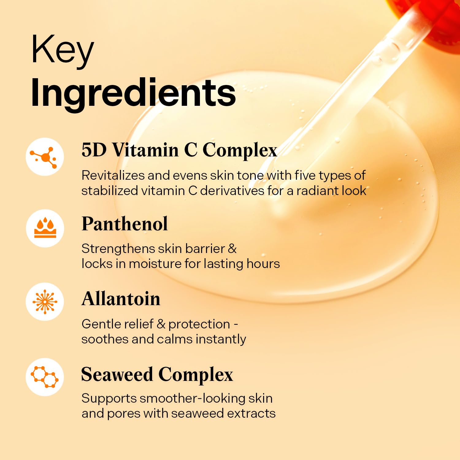 Torriden CELLMAZING Vita C Ampoule texture on skin demonstrating a non-greasy finish.