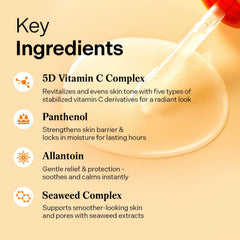 Torriden CELLMAZING Vita C Ampoule texture on skin demonstrating a non-greasy finish.