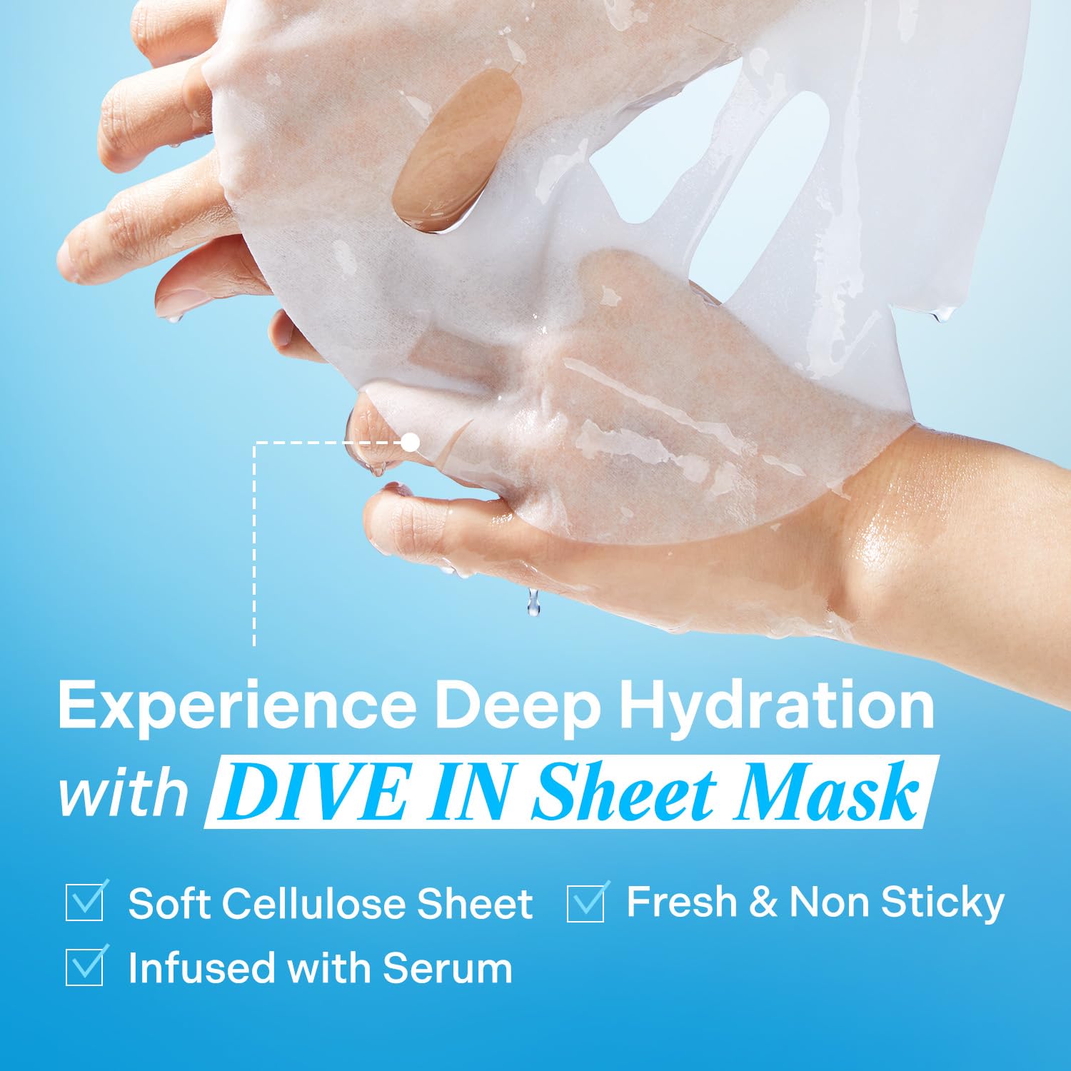 Torriden DIVE IN 5D hyaluronic acid close-up emphasizes multi-layer hydration.