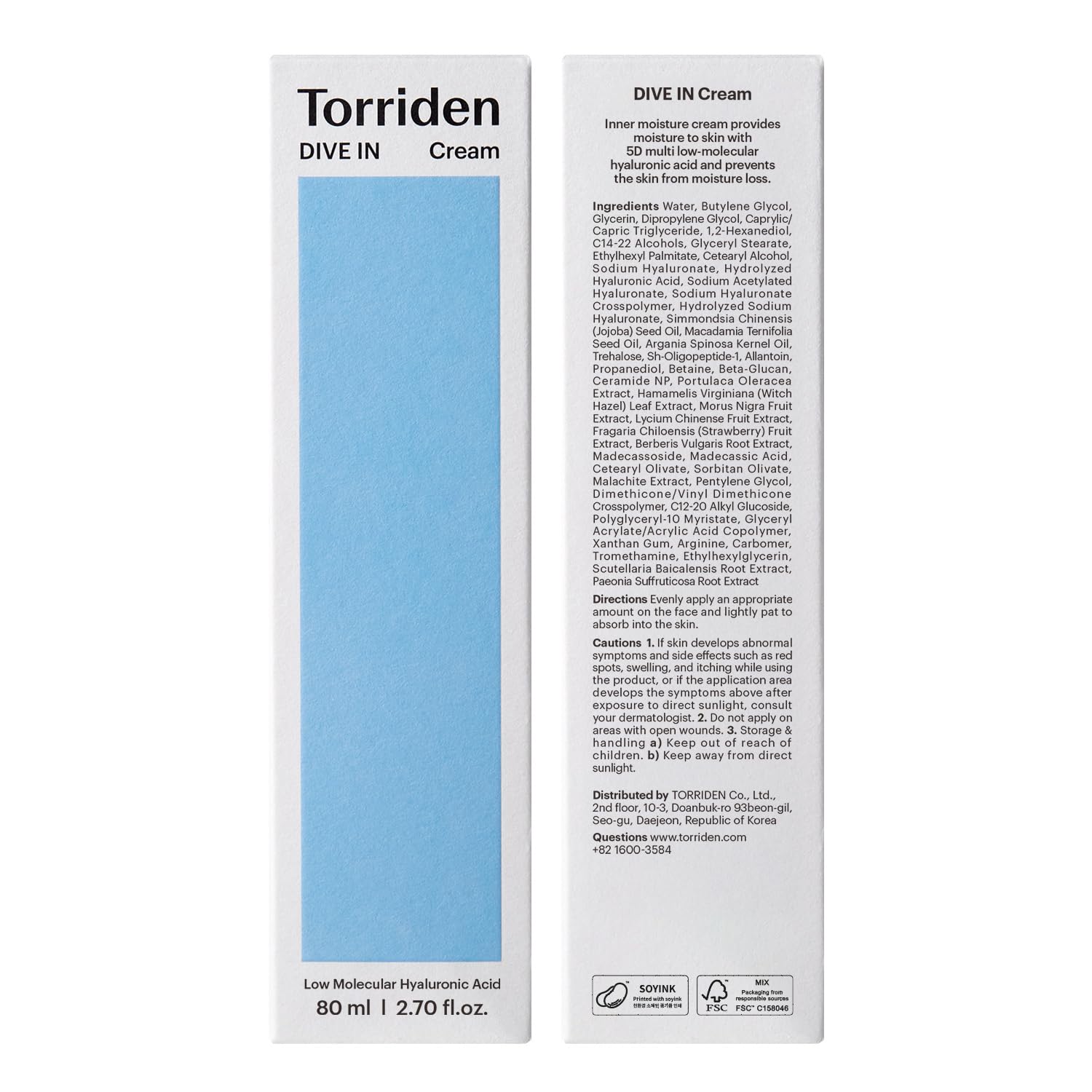 Cuidado facial diario con Torriden DIVE IN listo para maquillar